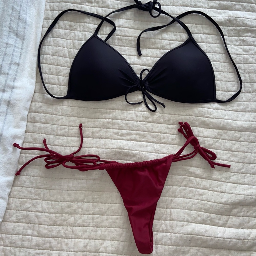 Boutine LA bikini bottoms and Body Glove Top